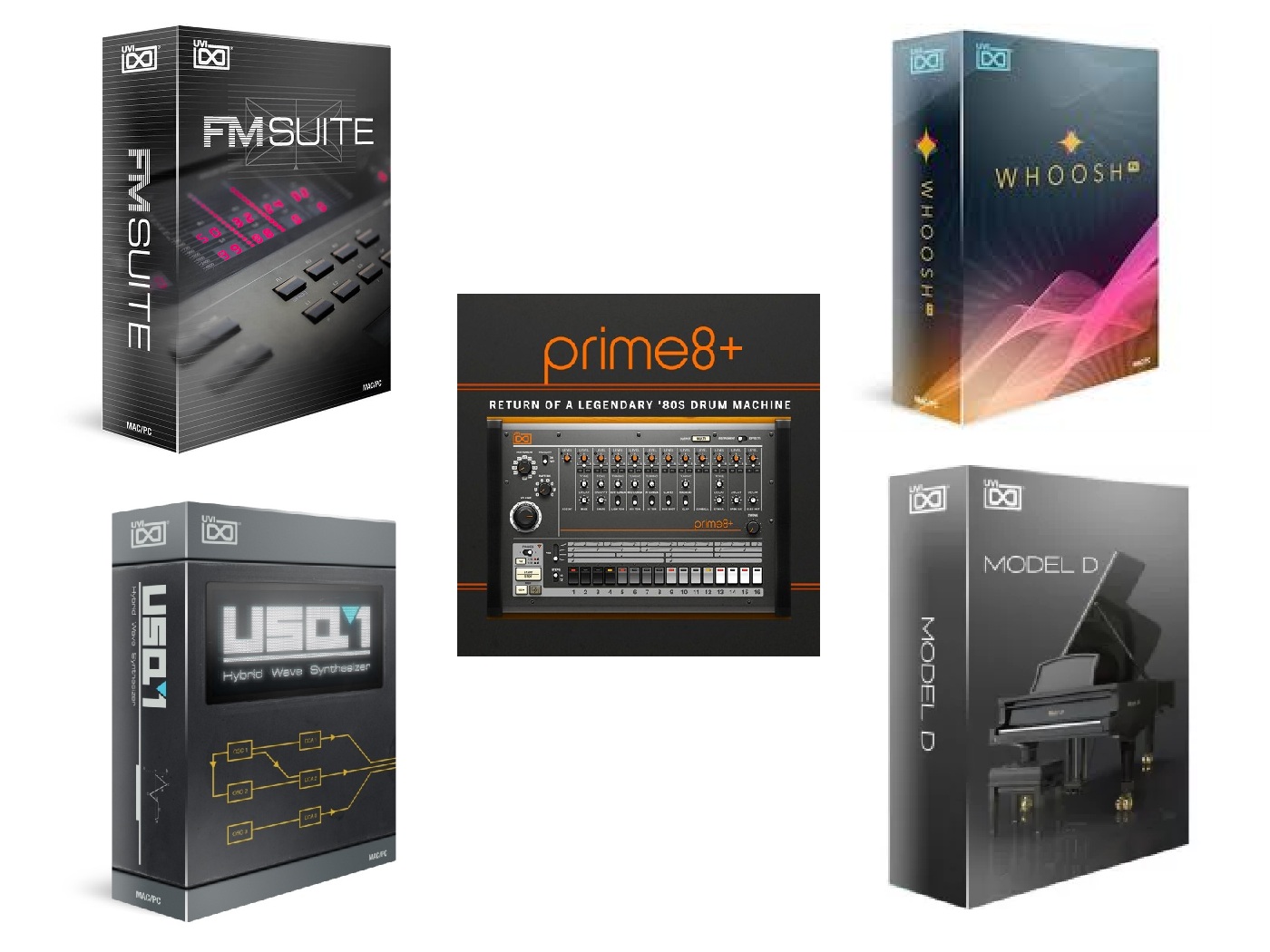 UVI Whoosh FX FM Suite USQ-1 Prime 8+ Model D